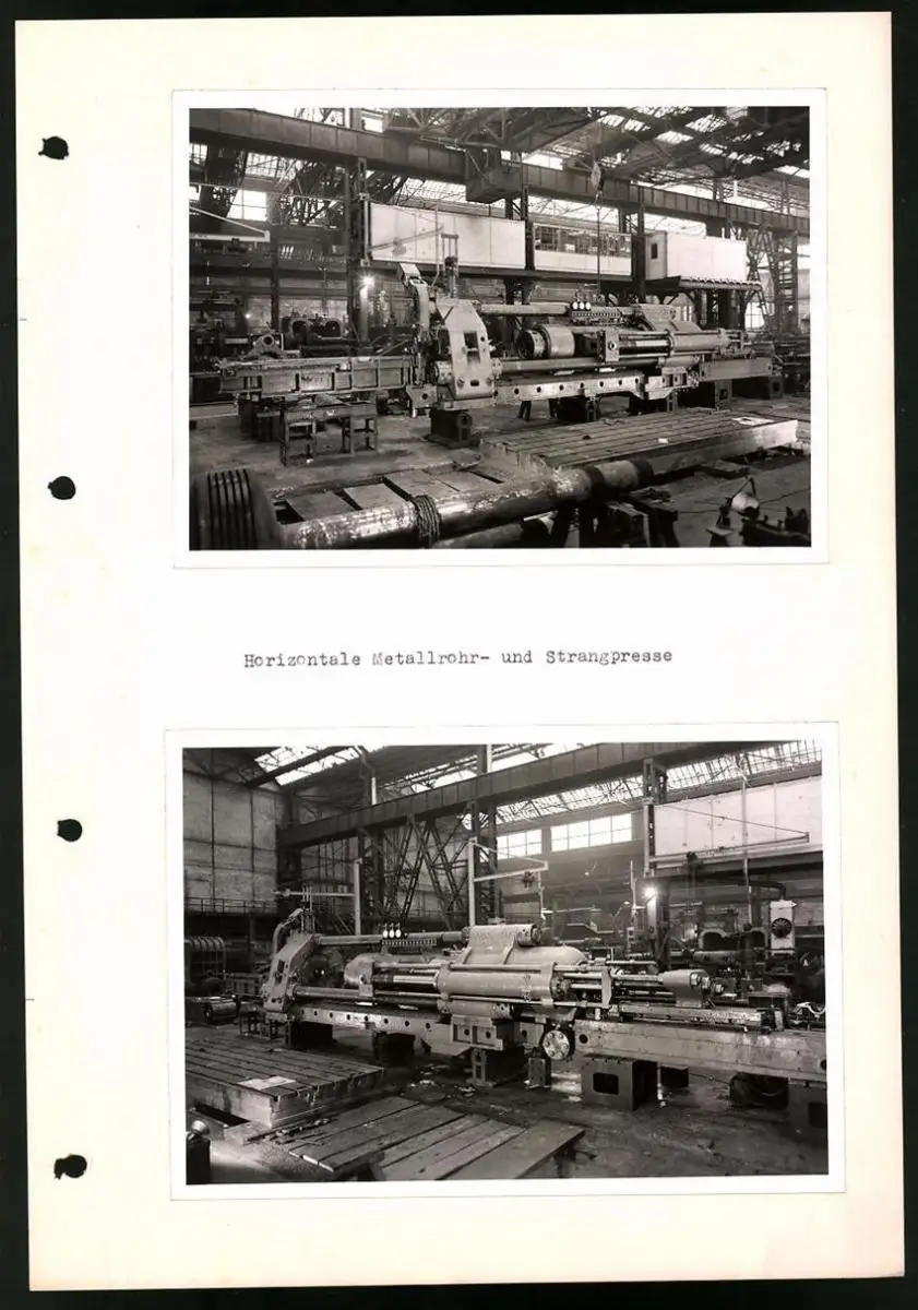 Fotoalbum mit 84 Fotografien Industrie-Werke Karlsruhe AG, Maschinen - und Anlagen Fabrikation, Getriebe, Walzwerke u.a. 20