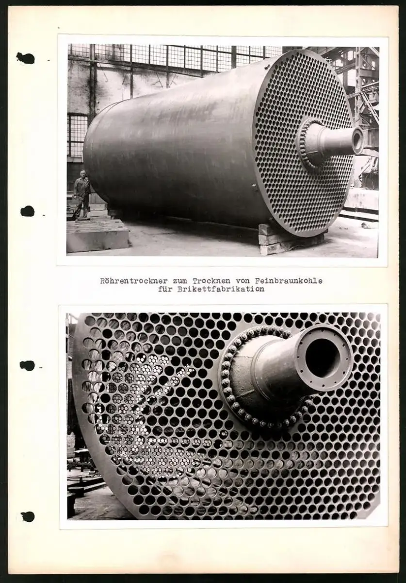 Fotoalbum mit 84 Fotografien Industrie-Werke Karlsruhe AG, Maschinen - und Anlagen Fabrikation, Getriebe, Walzwerke u.a. 23
