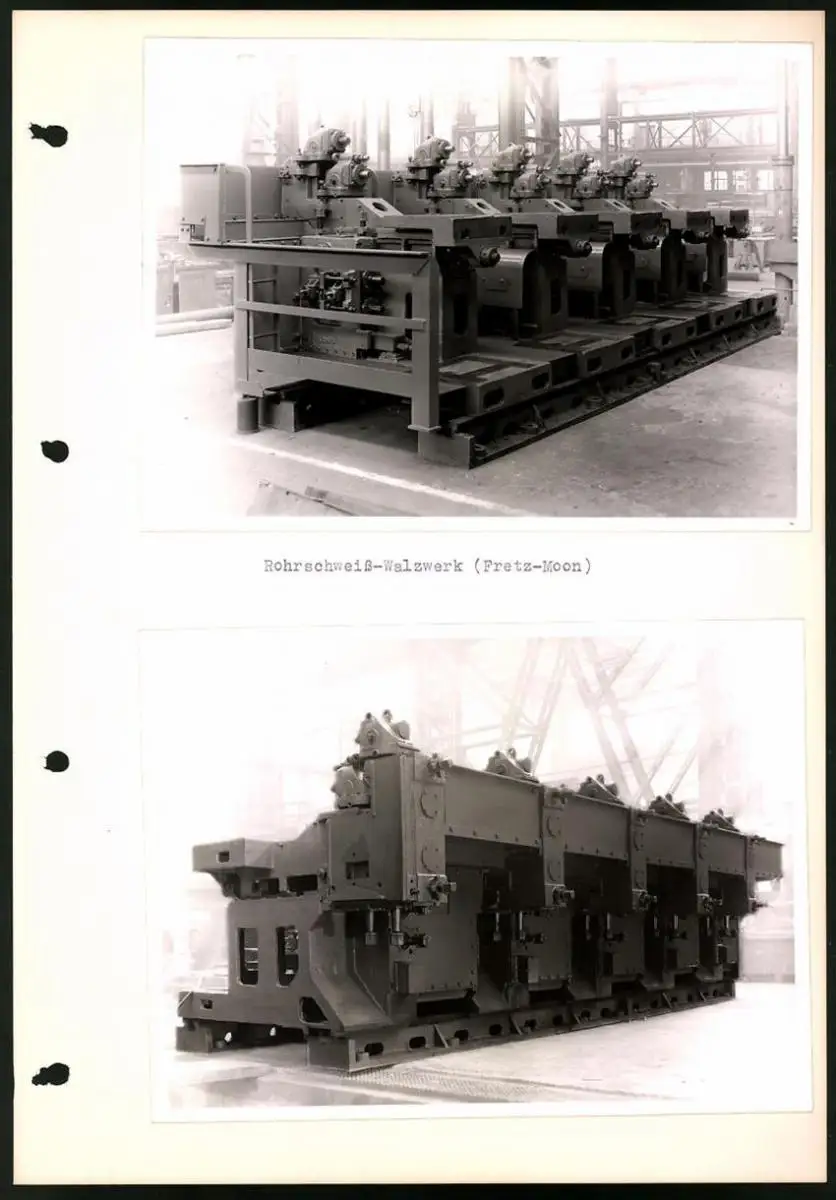 Fotoalbum mit 84 Fotografien Industrie-Werke Karlsruhe AG, Maschinen - und Anlagen Fabrikation, Getriebe, Walzwerke u.a. 26