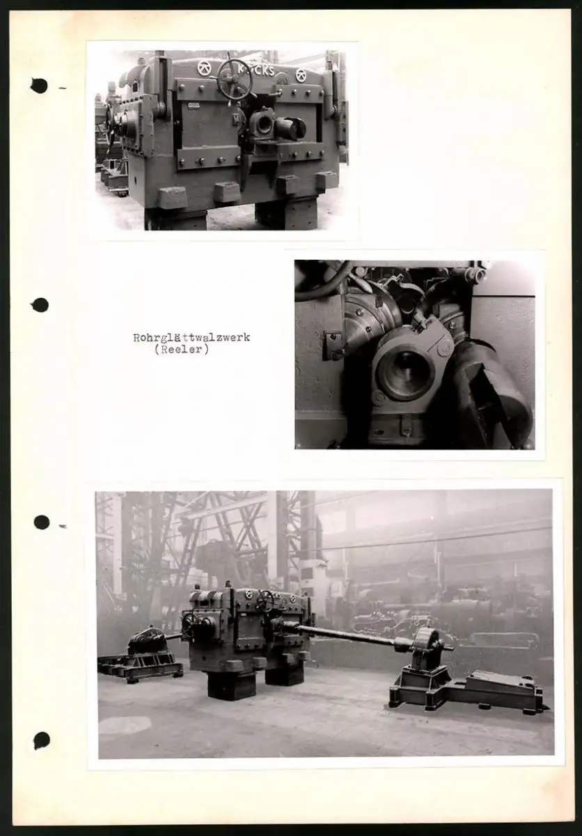Fotoalbum mit 84 Fotografien Industrie-Werke Karlsruhe AG, Maschinen - und Anlagen Fabrikation, Getriebe, Walzwerke u.a. 28