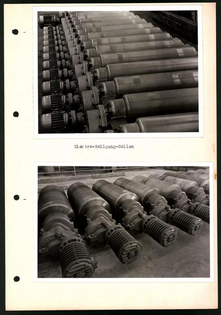 Fotoalbum mit 84 Fotografien Industrie-Werke Karlsruhe AG, Maschinen - und Anlagen Fabrikation, Getriebe, Walzwerke u.a. 31