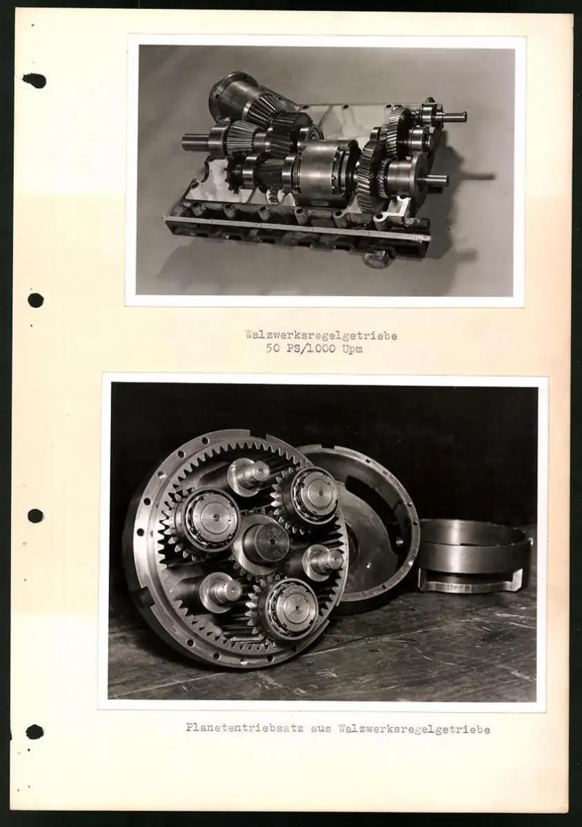 Fotoalbum mit 84 Fotografien Industrie-Werke Karlsruhe AG, Maschinen - und Anlagen Fabrikation, Getriebe, Walzwerke u.a. 32