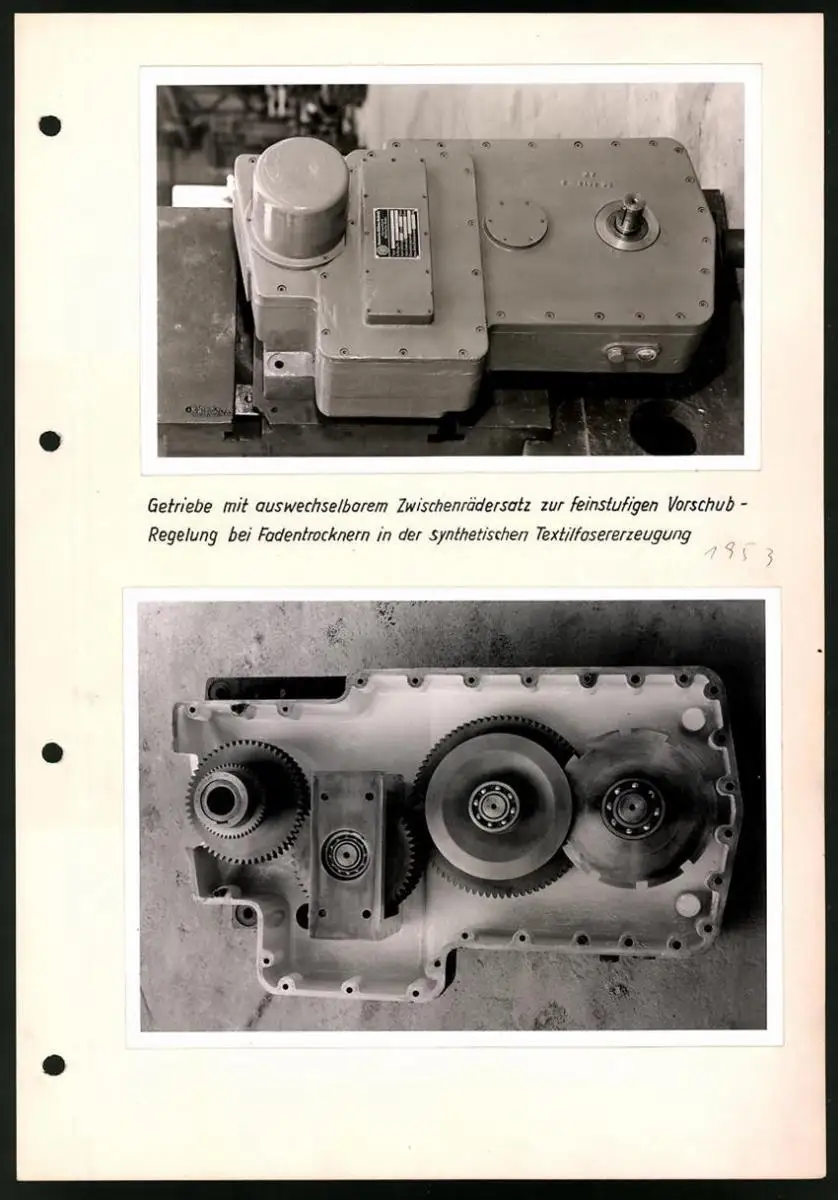 Fotoalbum mit 84 Fotografien Industrie-Werke Karlsruhe AG, Maschinen - und Anlagen Fabrikation, Getriebe, Walzwerke u.a. 36