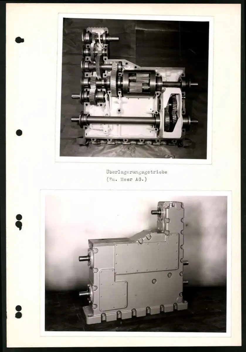Fotoalbum mit 84 Fotografien Industrie-Werke Karlsruhe AG, Maschinen - und Anlagen Fabrikation, Getriebe, Walzwerke u.a. 42