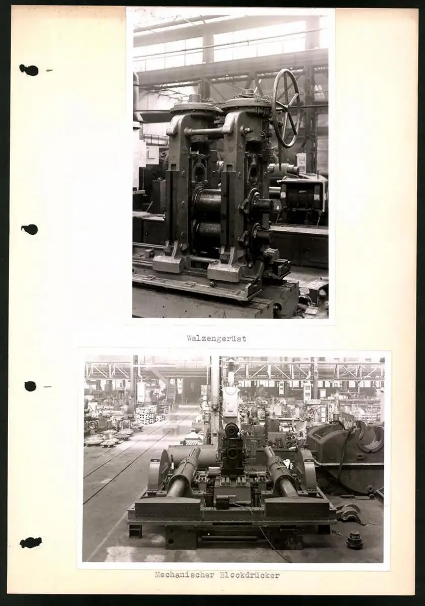 Fotoalbum mit 84 Fotografien Industrie-Werke Karlsruhe AG, Maschinen - und Anlagen Fabrikation, Getriebe, Walzwerke u.a. 46
