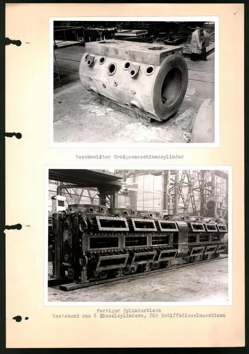 Fotoalbum mit 84 Fotografien Industrie-Werke Karlsruhe AG, Maschinen - und Anlagen Fabrikation, Getriebe, Walzwerke u.a. 49