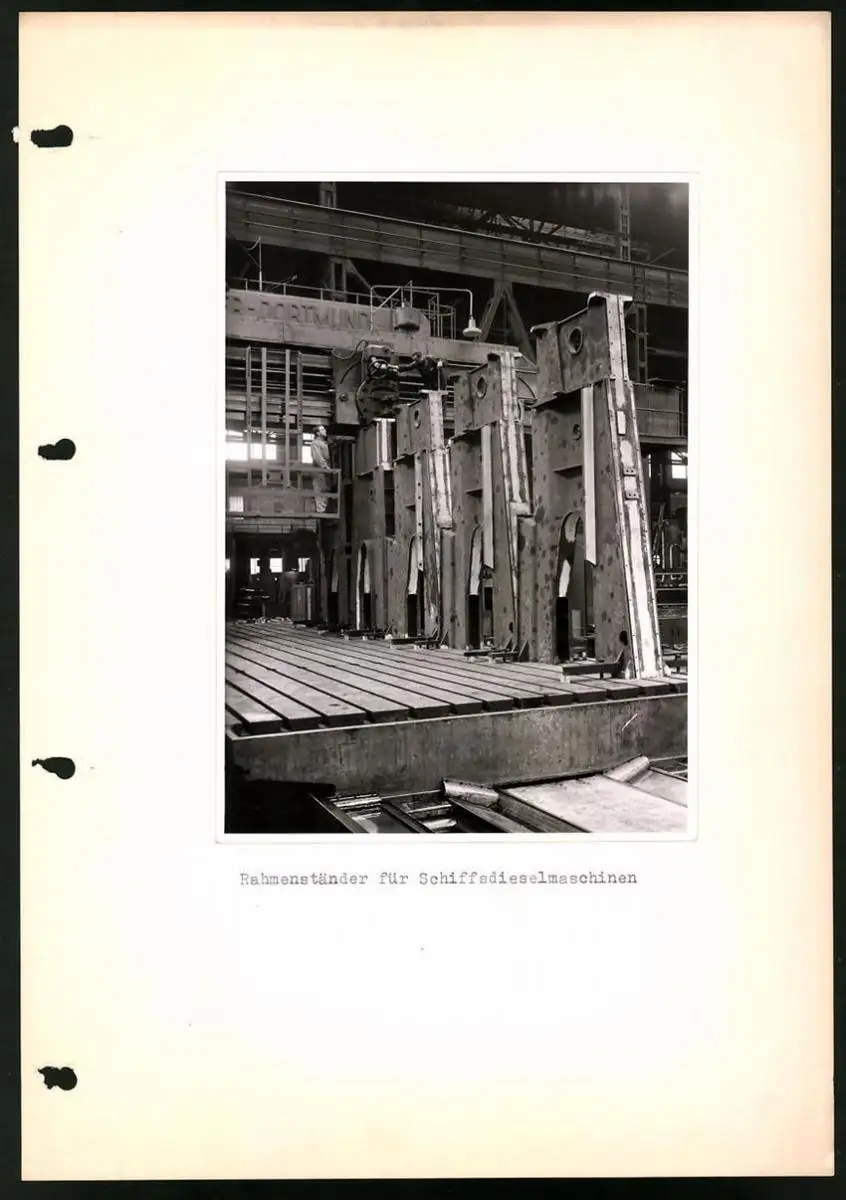Fotoalbum mit 84 Fotografien Industrie-Werke Karlsruhe AG, Maschinen - und Anlagen Fabrikation, Getriebe, Walzwerke u.a. 5