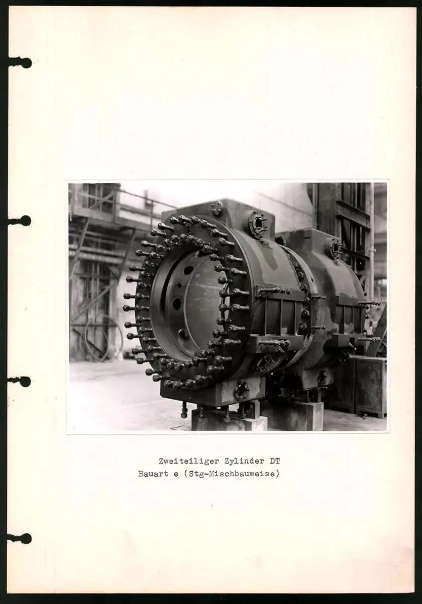 Fotoalbum mit 84 Fotografien Industrie-Werke Karlsruhe AG, Maschinen - und Anlagen Fabrikation, Getriebe, Walzwerke u.a. 50