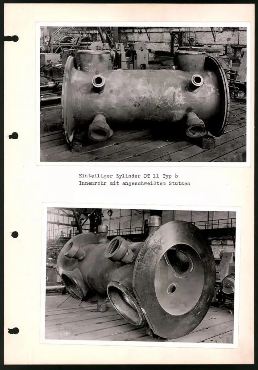 Fotoalbum mit 84 Fotografien Industrie-Werke Karlsruhe AG, Maschinen - und Anlagen Fabrikation, Getriebe, Walzwerke u.a. 52