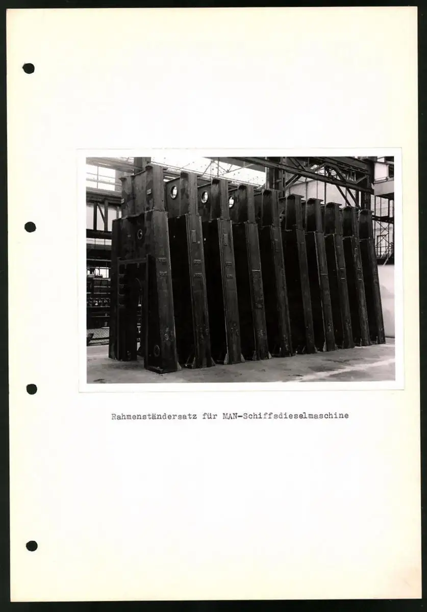 Fotoalbum mit 84 Fotografien Industrie-Werke Karlsruhe AG, Maschinen - und Anlagen Fabrikation, Getriebe, Walzwerke u.a. 7