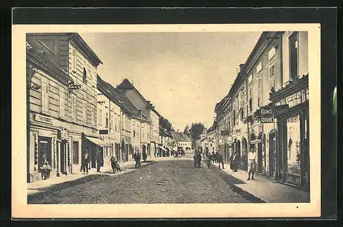 AK Radkersburg, Blick in die Strasse Langgasse