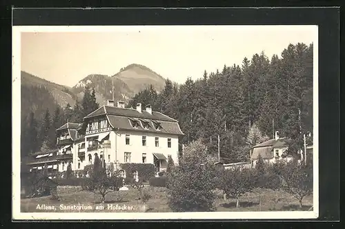 AK Aflenz, Sanatorium am Hofacker