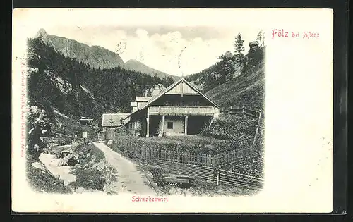 AK Thörl, Gasthaus Schwabenwirt