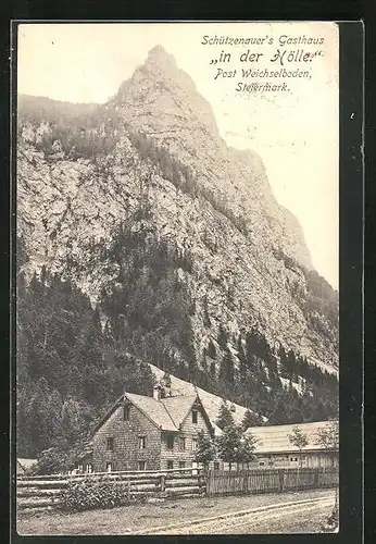 AK Weichselboden, Schützenauer`s Gasthaus in der Hölle