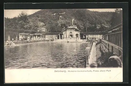 AK Salzburg, Herrenschwimmschule im Franz Josef Park