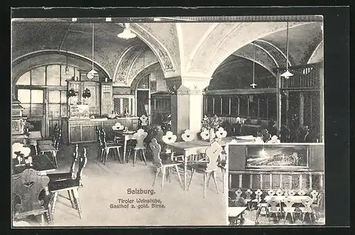 AK Salzburg, Gasthof zur goldenen Birne, Tiroler Weinstube