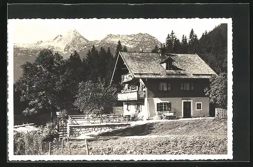 AK Weissbach b. Lofer, Gasthaus & Jausenstation Hintertal
