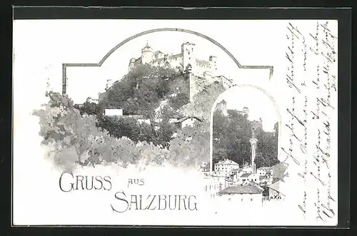 AK Salzburg, Hohensalzburg, Drahtseilbahn