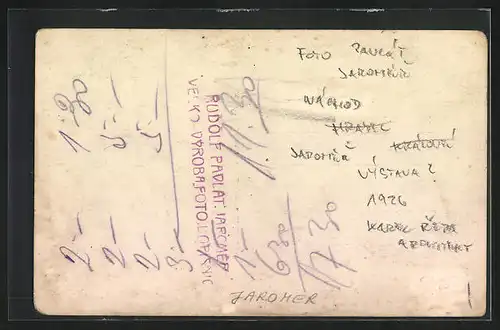 AK Josefstadt / Josefov / Jaromer, Grosses Kunstvolles Gebäude