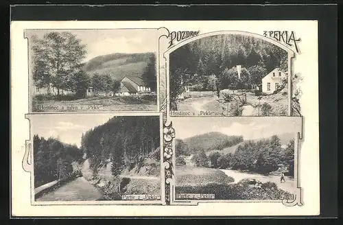 AK Peklo, Hostinec a mlyn v Pekle, Flusspartie
