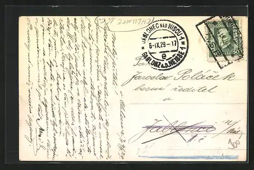 AK Chlumce N.C., Stred obce, Wirtschaftsschule