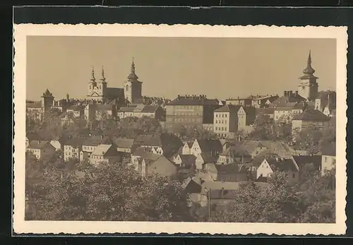 AK Saaz, Hopfenstadt mit Kirchen