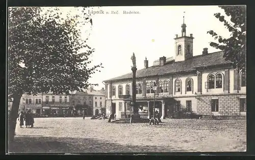 AK Leipnik /Lipnik, Radnice, Rathaus