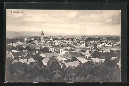 AK Leipnik /Lipnik, Blick über die Stadt