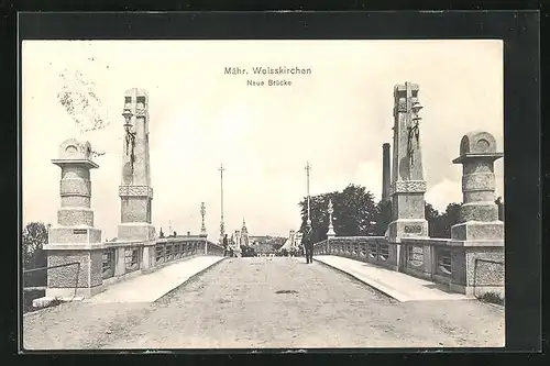 AK Mähr.-Weisskirchen, Neue Brücke