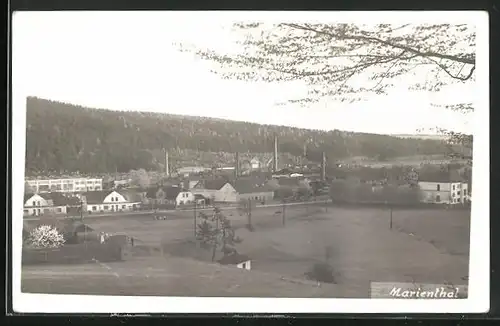 AK Marienthal, Panorama vom Tal