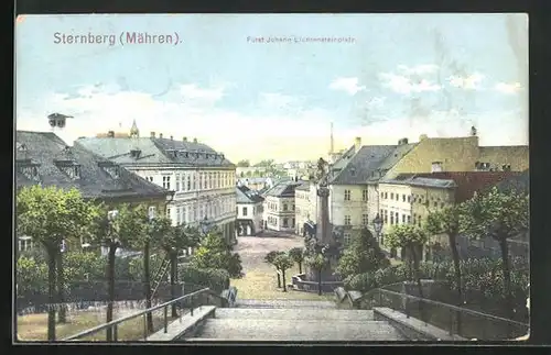 AK Sternberg /Mähren, Fürst Johann-Lichtensteinplatz