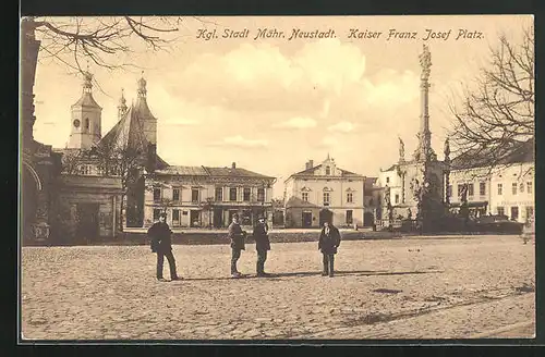 AK Mähr. Neustadt, Kaiser Franz Josef Platz