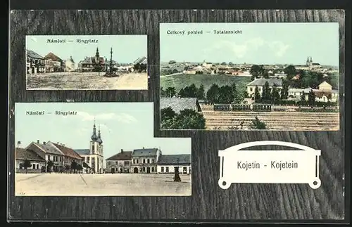 AK Kojetín, Ringplatz, Totalansicht