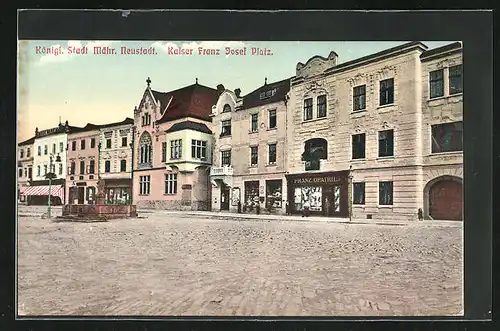 AK Mähr.-Neustadt, Kaiser Franz Josef Platz