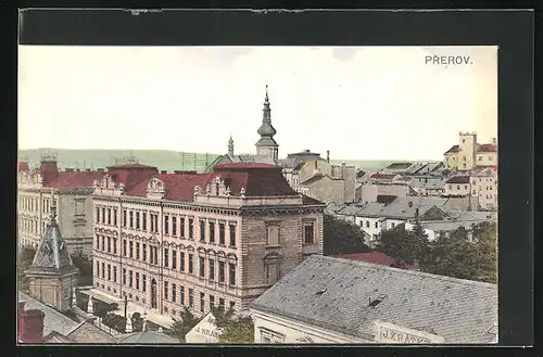 AK Prerov, Blick über die Dächer der Stadt