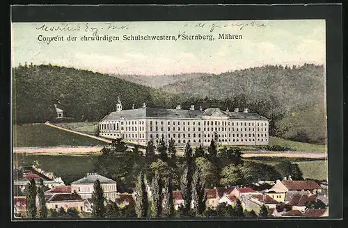 AK Sternberg b. Mähren, Convent der ehrwürdigen Schulschwestern