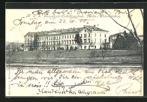 AK Mähr.-Weisskirchen, K. u. k. Gadettenschule