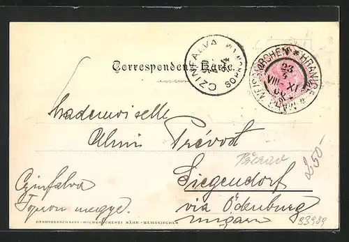 AK Mähr.-Weisskirchen, K. u. k. Gadettenschule