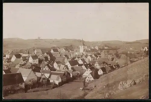 Fotografie R. Hirthe, Schwabach, Ansicht Alfeld, Ortsansicht mit Kirche