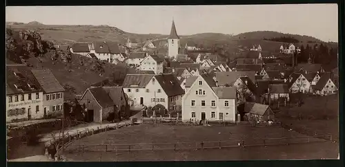 Fotografie R. Hirthe, Schwabach, Ansicht Alfeld, Ortsansicht mit Gasthaus Zum Weissen Hirschen