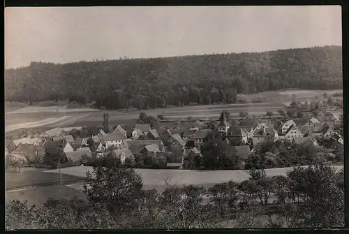 Fotografie R. Hirthe, Schwabach, Ansicht Egenhausen, Panorama der Ortschaft