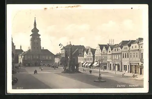 AK Saaz /Zatec, Namesti, Radnice