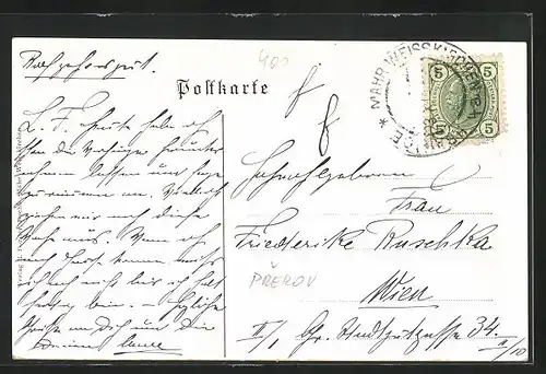 AK Mähr. Weisskirchen, Höh. Forstlehranstalt