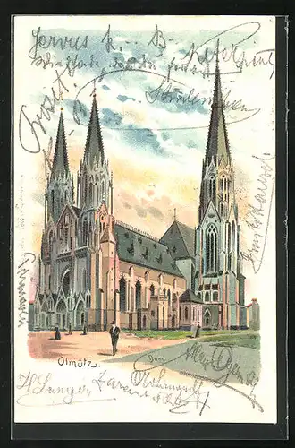 Lithographie Olmütz, Dom