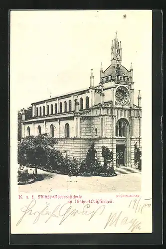 AK Mähr.-Weisskirchen, K. u. k. Militär-Oberrealschule, Anstalts-Kirche