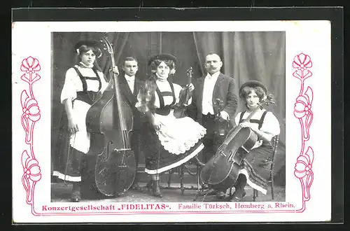 AK Konzertgesellschaft Fidelitas, Familie Türksch