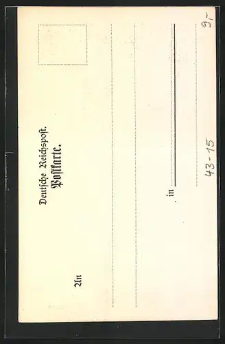 AK Gutenberg Gedenkkarte