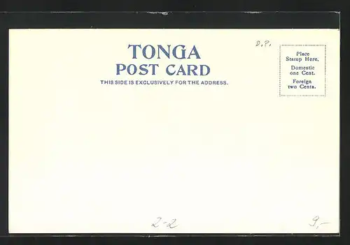 Künstler-AK Toga, Briefmarken und Wappen