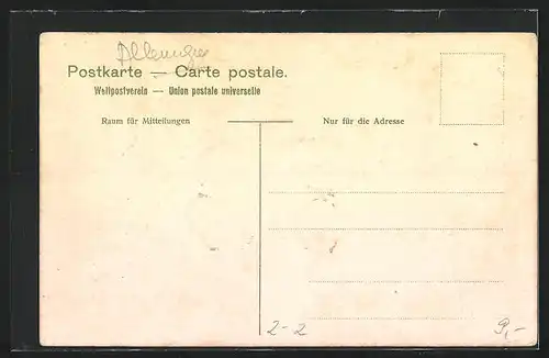 Künstler-AK Deutsches Reich, Briefmarken und Wappen