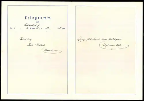 Telegramm Deutsche Reichspost, 1937, Alpenwiese gegen Bergmassiv, Entwurf: Carl Reiser